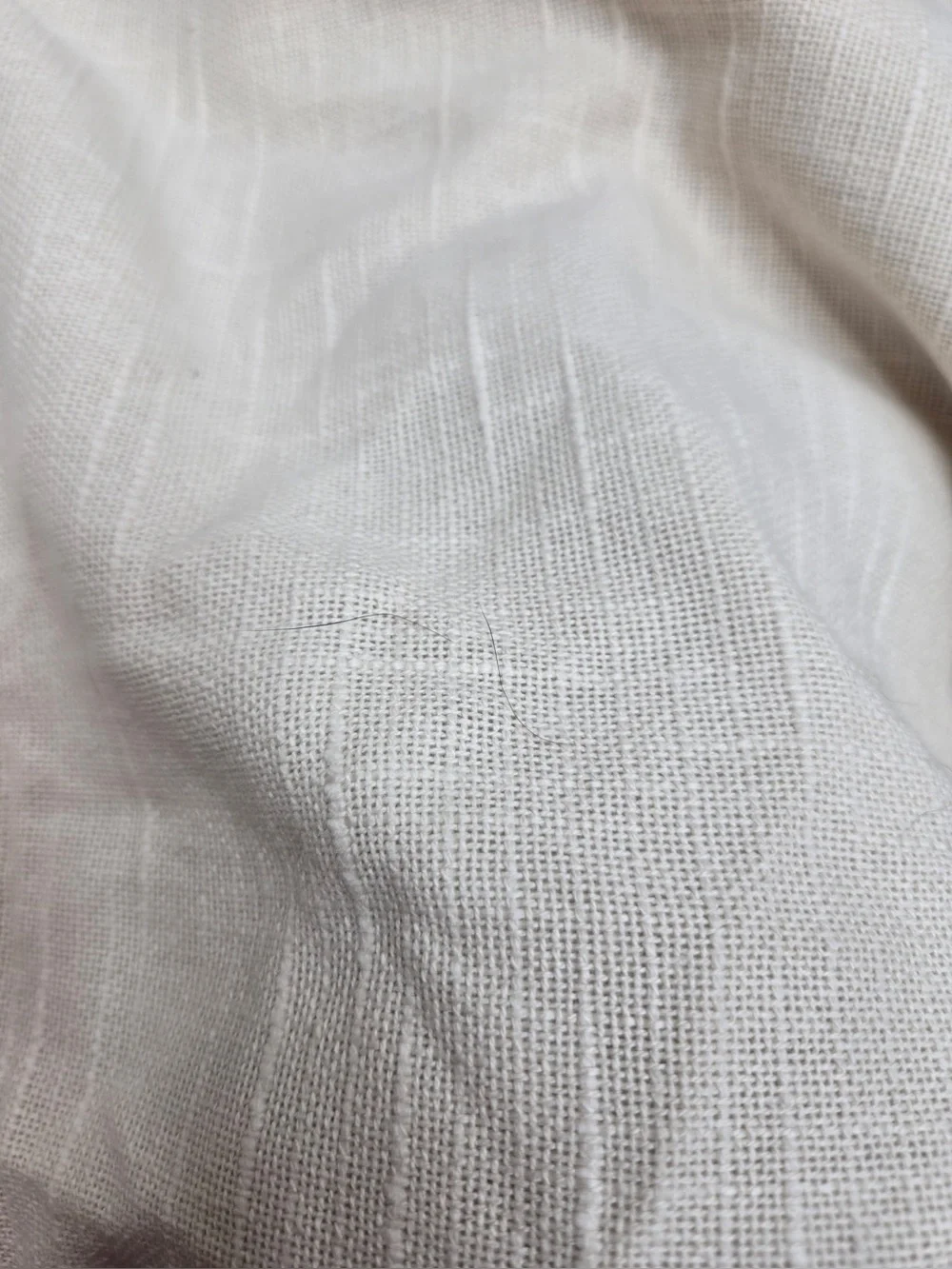 QUINCE Set Of 2 48x84 Cotton Slub Room Darkening Curtains Natural 1096